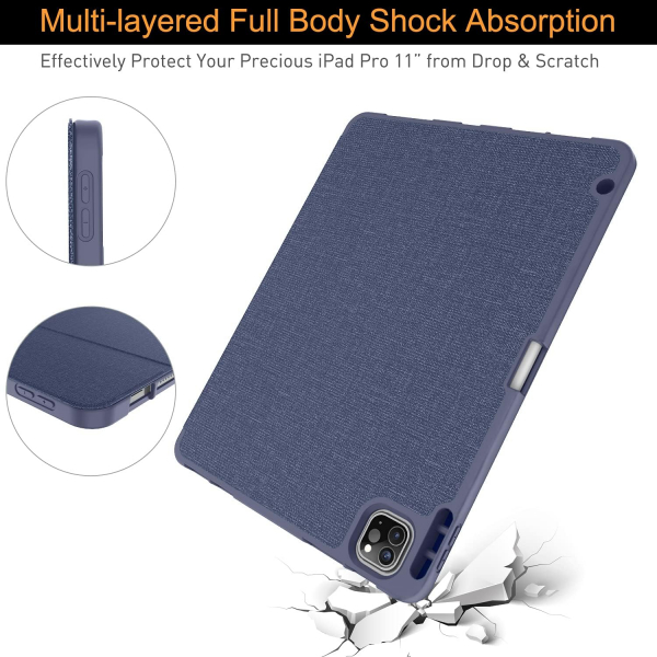 Soke iPad Pro Klf (11 in)-Dark Blue
