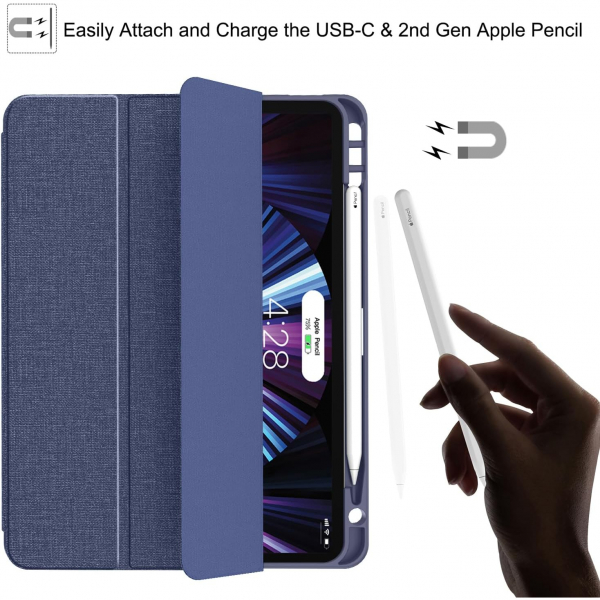 Soke iPad Pro Klf (11 in)-Dark Blue