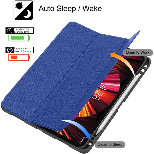 Soke iPad Pro Klf (11 in)-B-Royal Blue