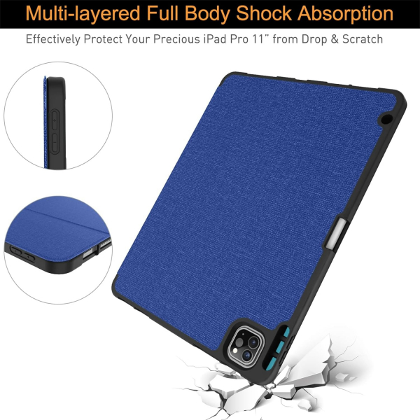 Soke iPad Pro Klf (11 in)-B-Royal Blue