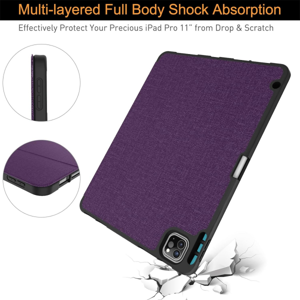 Soke iPad Pro Klf (11 in)-B-Purple