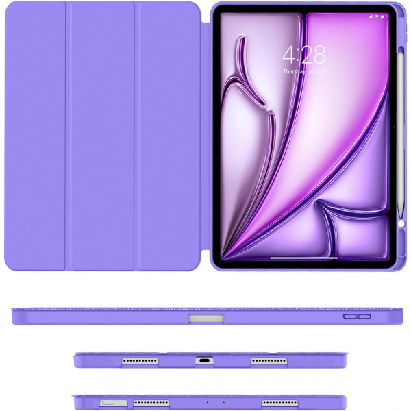 Soke iPad Pro 5/6.Nesil Klf (12.9 in)-Blue Purple