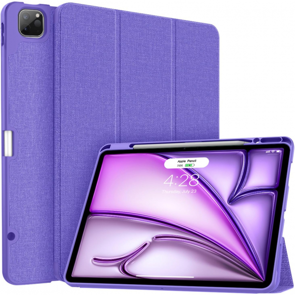 Soke iPad Pro 5/6.Nesil Klf (12.9 in)-Blue Purple
