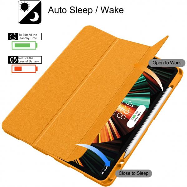 Soke iPad Pro 5/6.Nesil Klf (12.9 in)-Citrus 