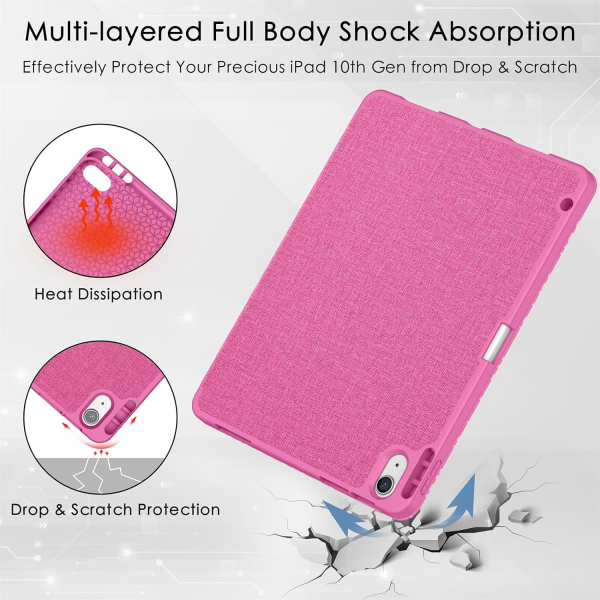 Soke iPad Air Klf (11/10.9 in)-Hot Pink