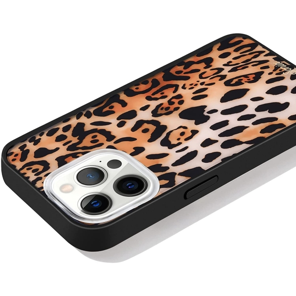 Sonix Apple iPhone 13 Pro Max MagSafe Uyumlu Klf (MIL-STD-810G)-Watercolor Leopard