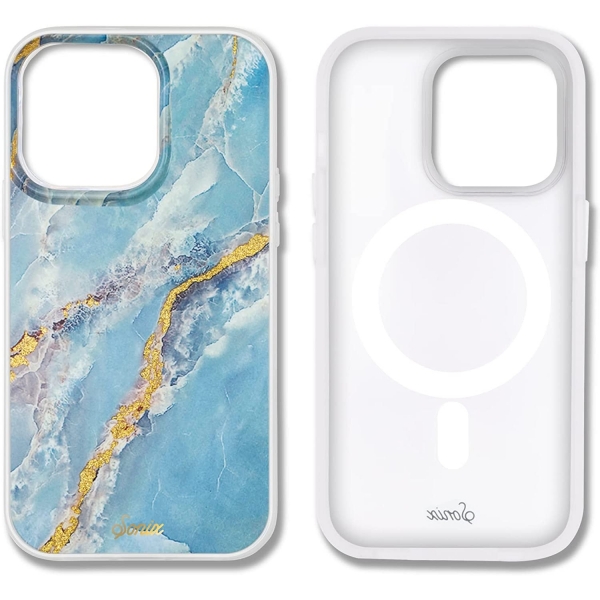 Sonix Apple iPhone 14 Pro Magsafe Uyumlu Klf (MIL-STD-810G)-Ice Blue