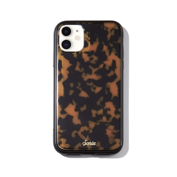 Sonix iPhone 11 Mermer Desenli Klf (MIL-STD-810G)-Leopard