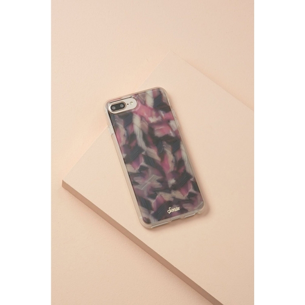 Sonix iPhone 8 Plus Klf/Temperli Cam Ekran Koruyucu (MIL-STD-810G)-Pink Tort