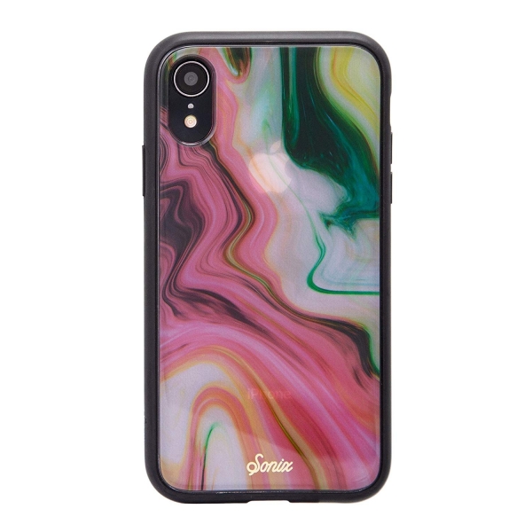 Sonix iPhone XR Luxe Mermer Serisi Klf (MIL-STD-810G)-Marble Agate