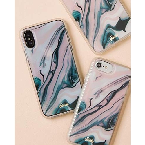 Sonix iPhone XS Max Luxe Mermer Serisi Klf (MIL-STD-810G)-Blush Quartz