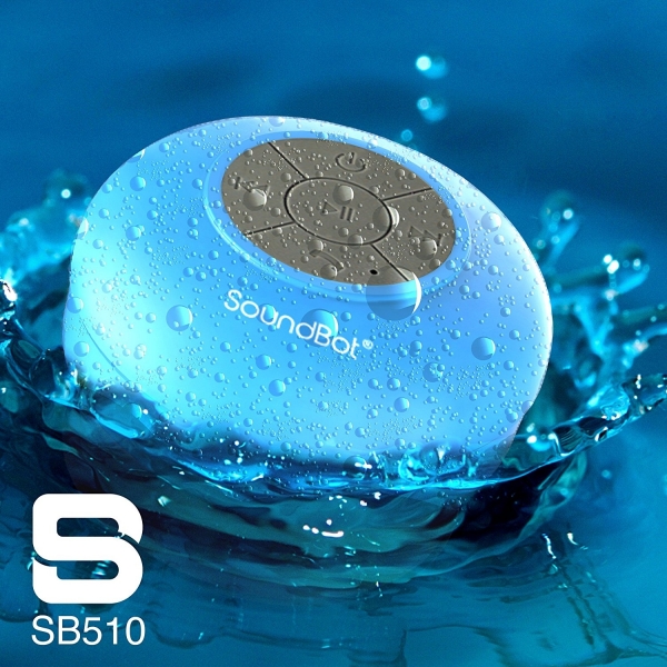 SoundBot SB510 Bluetooth 3.0 Su Geirmez Hoparlr-Blue