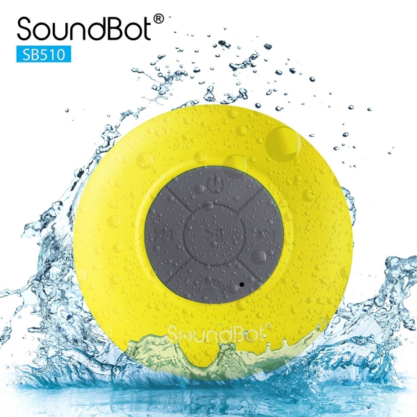 SoundBot SB510 Bluetooth 3.0 Su Geirmez Hoparlr-Yellow