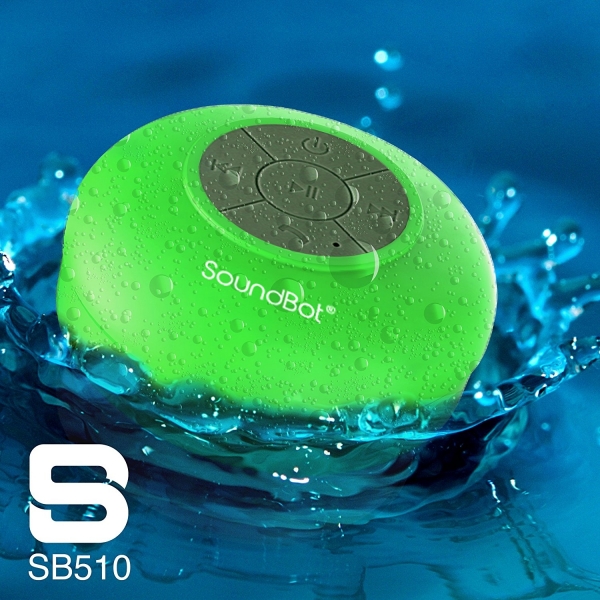 SoundBot SB510 Bluetooth 3.0 Su Geirmez Hoparlr-Green