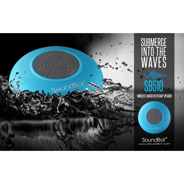 SoundBot SB510 Bluetooth 3.0 Su Geirmez Hoparlr-White
