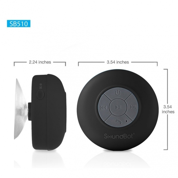 SoundBot SB510 Bluetooth 3.0 Su Geirmez Hoparlr-Black