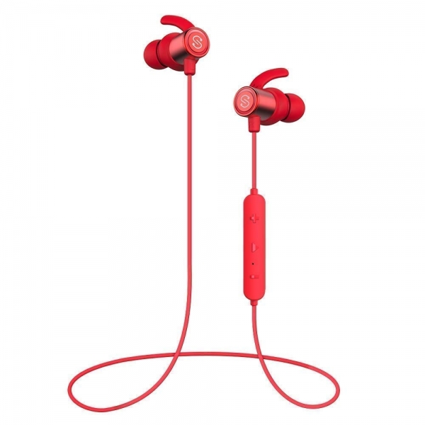 SoundPEATS Bluetooth Kulak i Kulaklk-Red