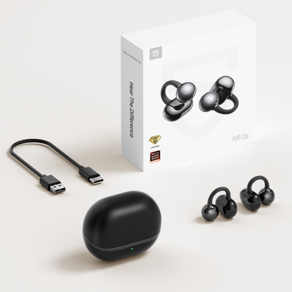 SoundPEATS POP Kablosuz Kulak i Kulaklk-Black