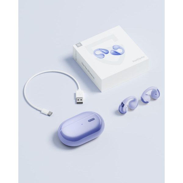 SoundPEATS PearlClip Pro Kablosuz Kulak i Kulaklk-Purple