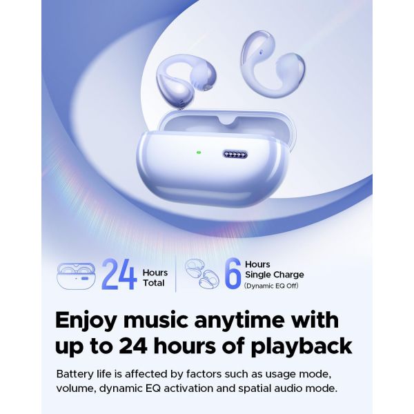 SoundPEATS PearlClip Pro Kablosuz Kulak i Kulaklk-Purple