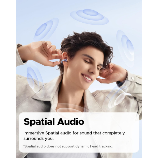 SoundPEATS PearlClip Pro Kablosuz Kulak i Kulaklk-Purple