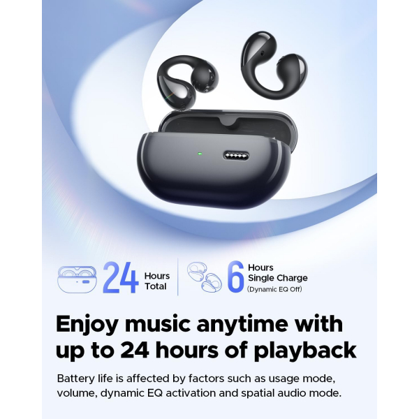 SoundPEATS PearlClip Pro Kablosuz Kulak i Kulaklk-Black
