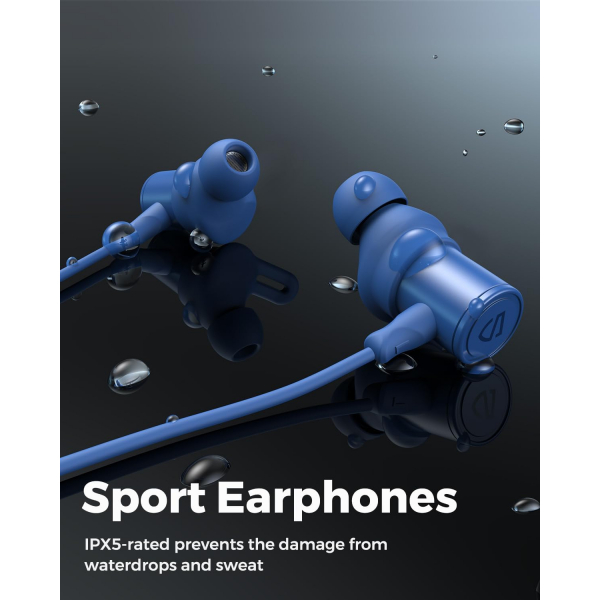 SoundPEATS Q30 HD Bluetooth Kulak i Kulaklk-Blue