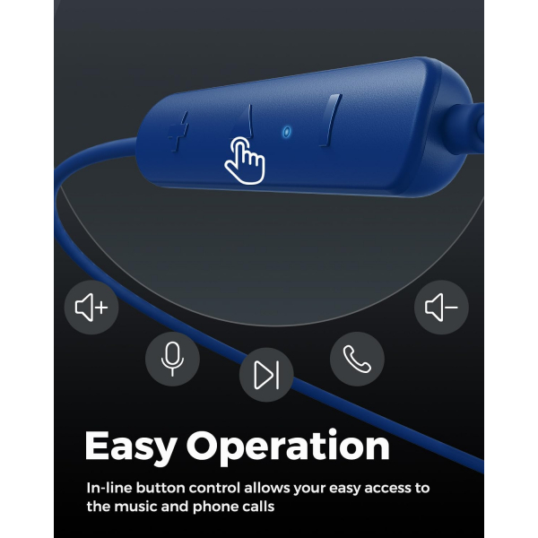SoundPEATS Q30 HD Bluetooth Kulak i Kulaklk-Blue