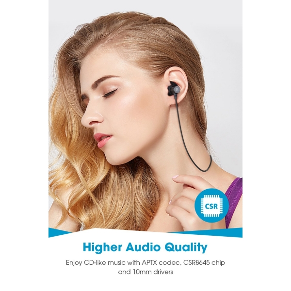 SoundPEATS Q30 Plus Bluetooth Kulak i Kulaklk-Black