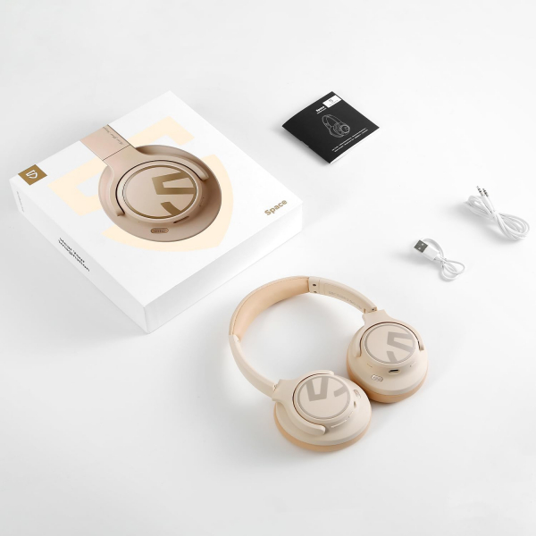 SoundPEATS Space Hybrid Kulak st Kulaklk-Beige