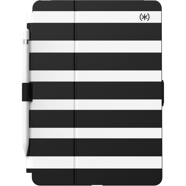 Speck Apple iPad Uyumlu Balance Folio Klf (10.2 in)-Black White Stripes