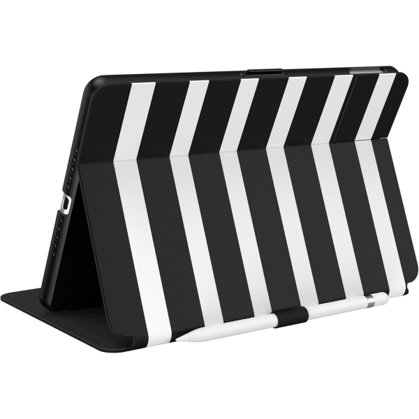 Speck Apple iPad Uyumlu Balance Folio Klf (10.2 in)-Black White Stripes