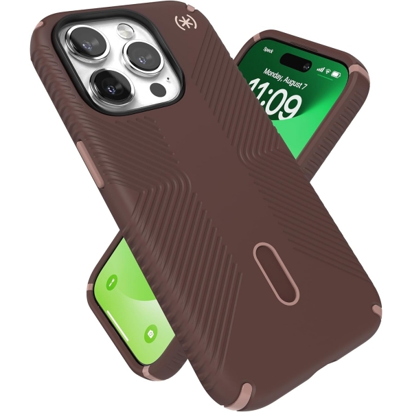 Speck Apple iPhone 15 Pro Presidio2 Grip Serisi Klf (MIL-STD-810G)-Warm Sand