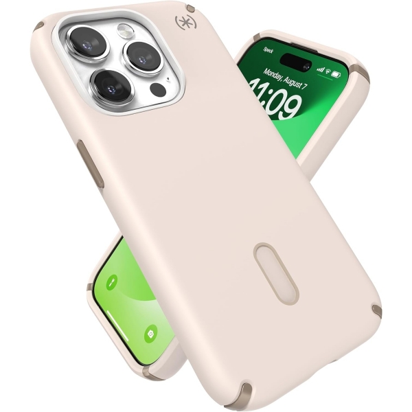 Speck Apple iPhone 15 Pro Presidio2 Pro Grip Serisi Klf (MIL-STD-810G)-Hazel Brown