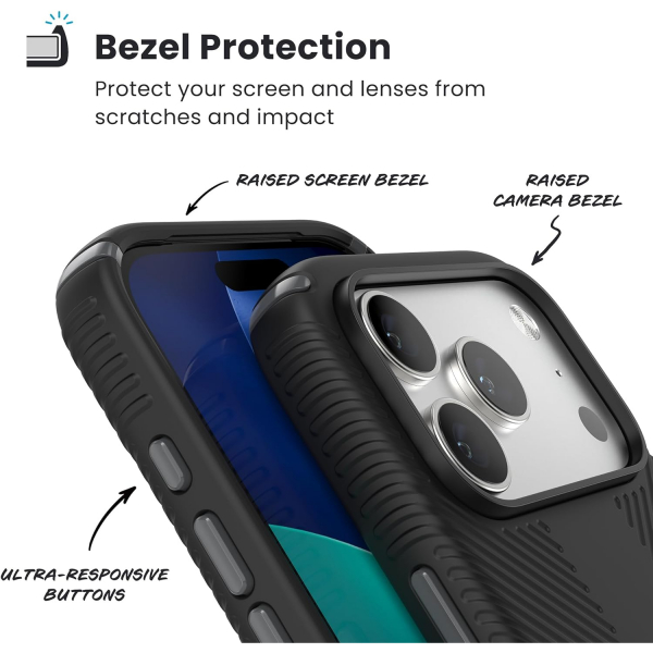 Speck Apple iPhone 17 Pro Max Presidio2 Grip Klf-Black