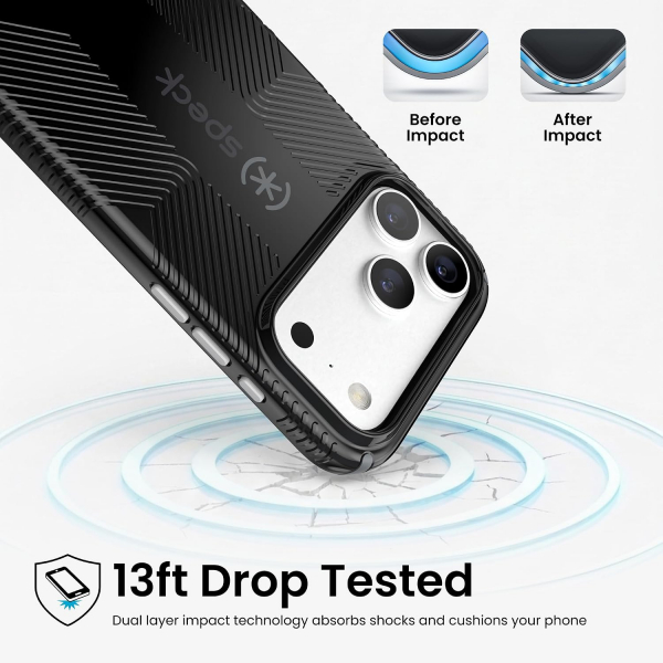 Speck CandyShell Icon iPhone 18 Pro Max MagSafe K�l�f-Black Licorice