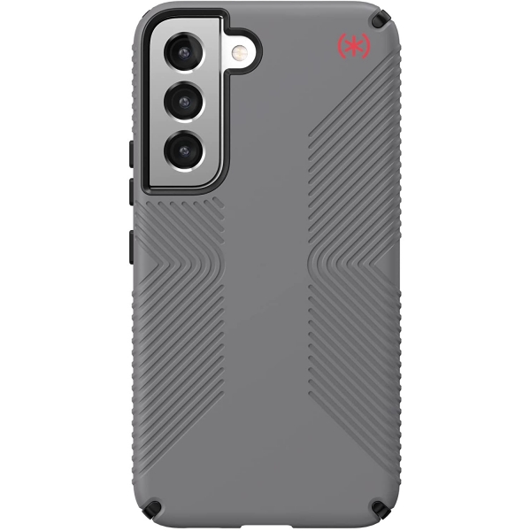 Speck Presidio2 Grip Serisi Galaxy S22 Klf (MIL-STD-810G)-Grey