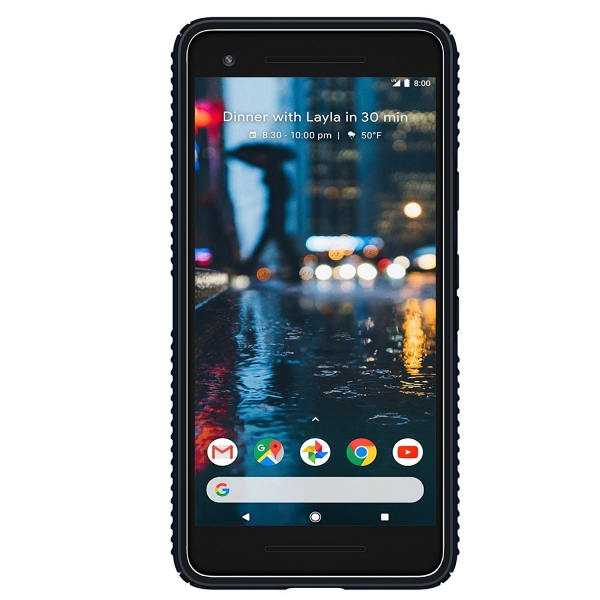 Speck Google Pixel 2 XL Presidio Grip Klf-Eclipse Blue-Carbon Black