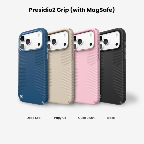 Speck Presidio 2 Grip iPhone 18 Pro Max MagSafe K�l�f-Deep Sea