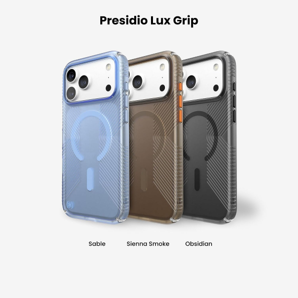 Speck Presidio Lux Grip iPhone 18 Pro Max MagSafe K�l�f-Black