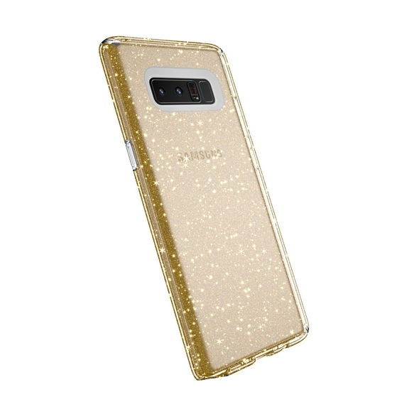 Speck Products Galaxy Note 8 Presidio Glitter Klf-Clear With Gold Glitter