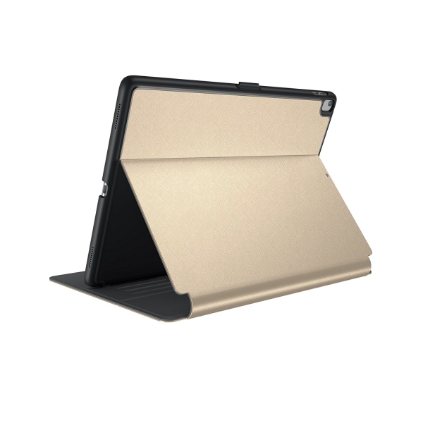 Speck Products iPad Balance Folio Metallic Klf (9.7 in)-White Gold Graphite Grey