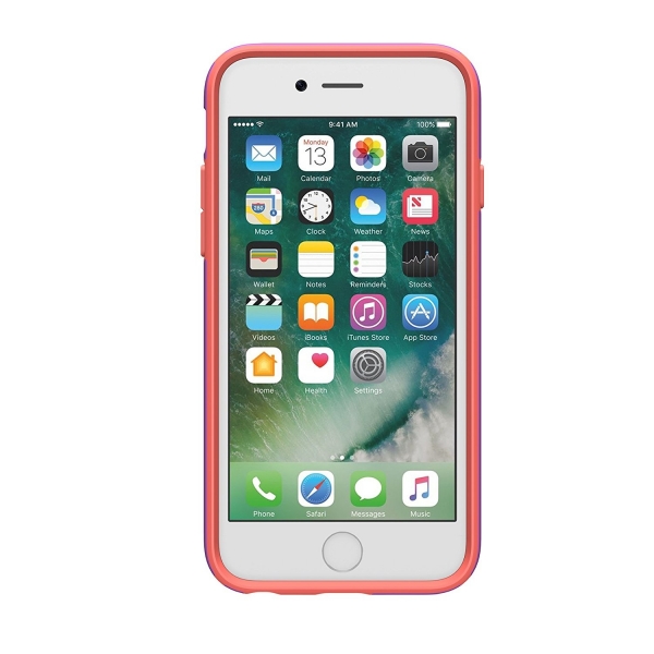 Speck Products iPhone 8 CandyShell Klf (MIL-STD-810G)-Revolution Purple Warning Orange