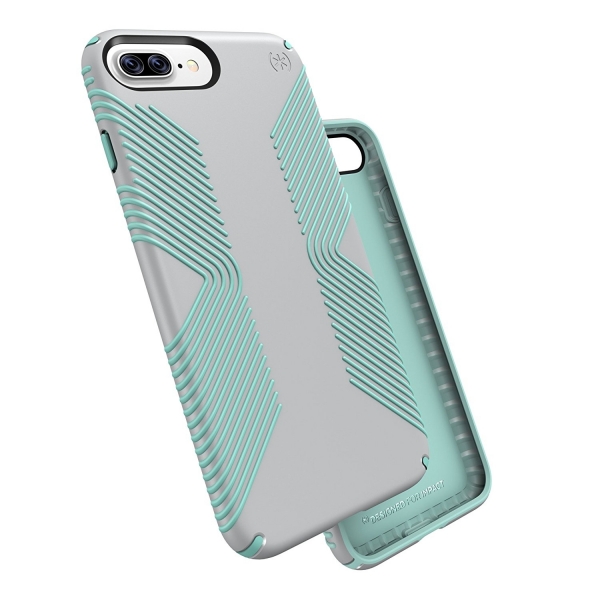 Speck Products iPhone 8 Plus Presidio Klf-Dolphin Grey Aloe Green