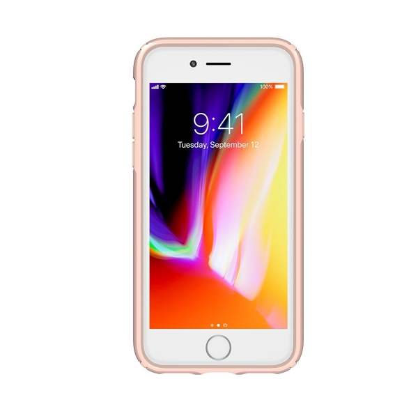Speck Products iPhone 8 Presidio Klf-Rose Gold Metallic Dahlia Peach