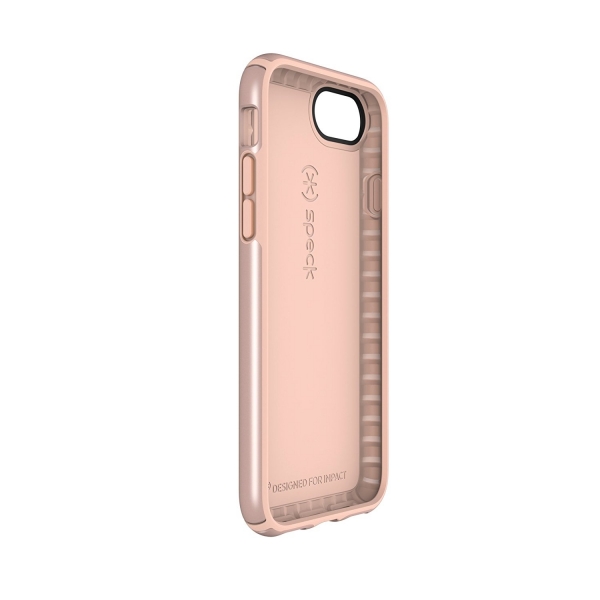 Speck Products iPhone 8 Presidio Klf-Rose Gold Metallic Dahlia Peach