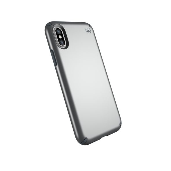 Speck Products iPhone X Presidio Klf-Tungsten Grey Metallic