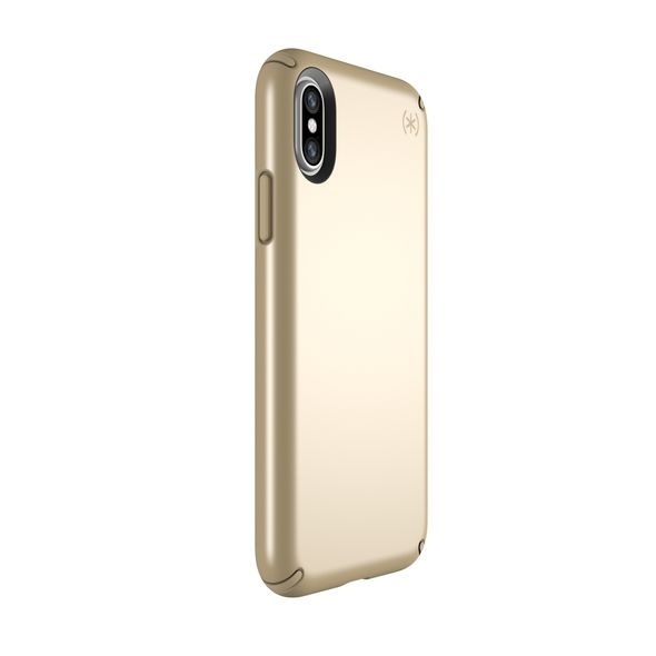 Speck Products iPhone X Presidio Klf-Pale Yellow Gold Metallic