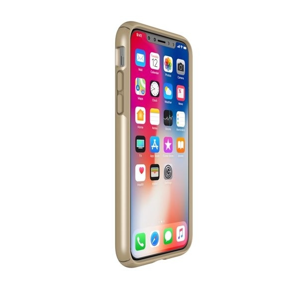 Speck Products iPhone X Presidio Klf-Pale Yellow Gold Metallic