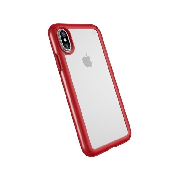 Speck Products iPhone X Presidio Show Klf-Heartthrob Red
